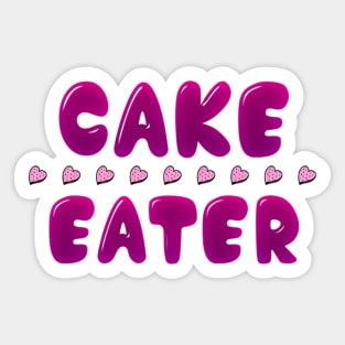 Cake Eater Sticker